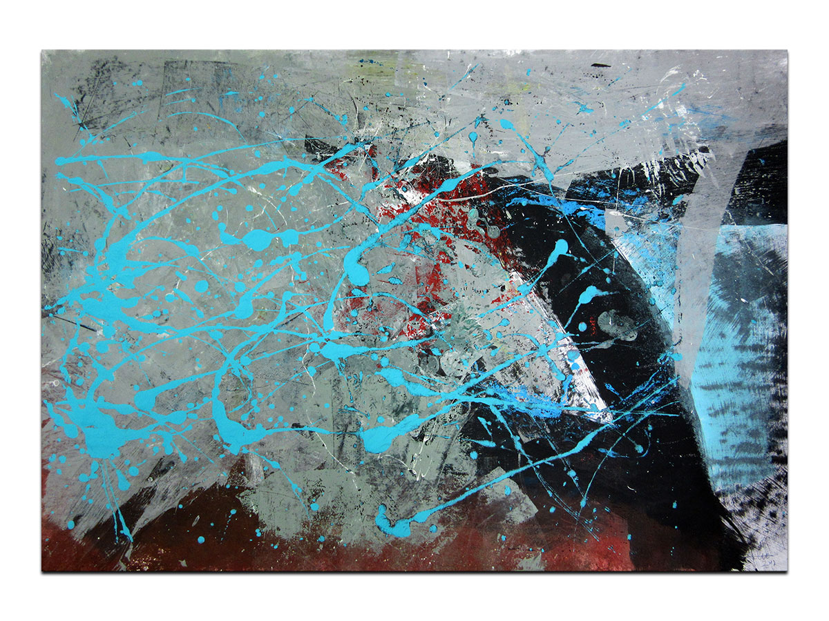 Moderne slike u galeriji MAG - apstraktna slika Pokraj tebe akril na hameru 100x70 cm