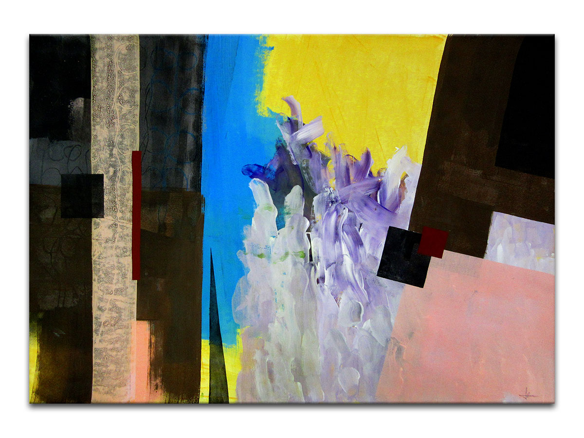 Moderne slike u galeriji MAG - apstraktna slika Kompozicija nade akril na hameru 100x70 cm