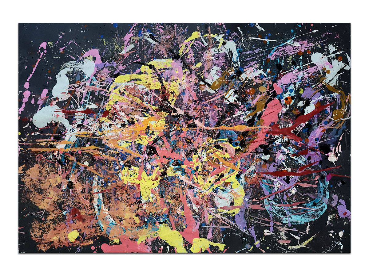 Moderne slike u galeriji MAG - apstraktna slika Značenja akril na hameru 100x70 cm
