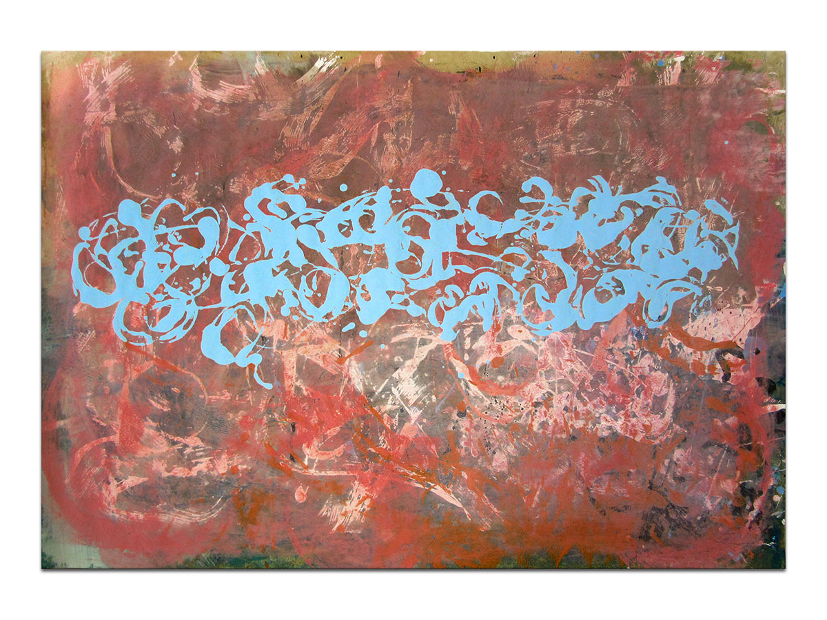 Moderne slike u galeriji MAG - apstraktna slika Ples duša akril na hameru 100x70 cm