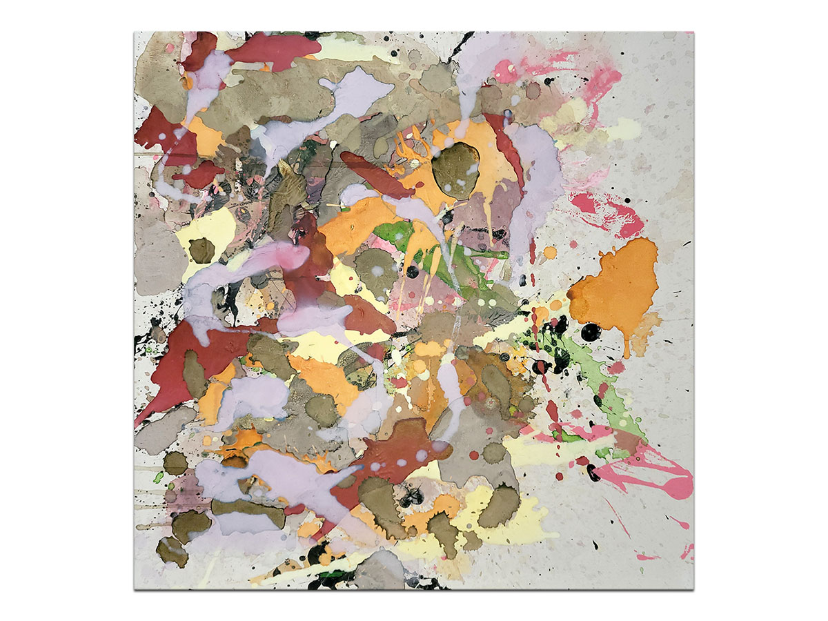 Moderne slike u galeriji MAG - apstraktna slika Mirisi jeseni Akril na platnu 60x60 cm