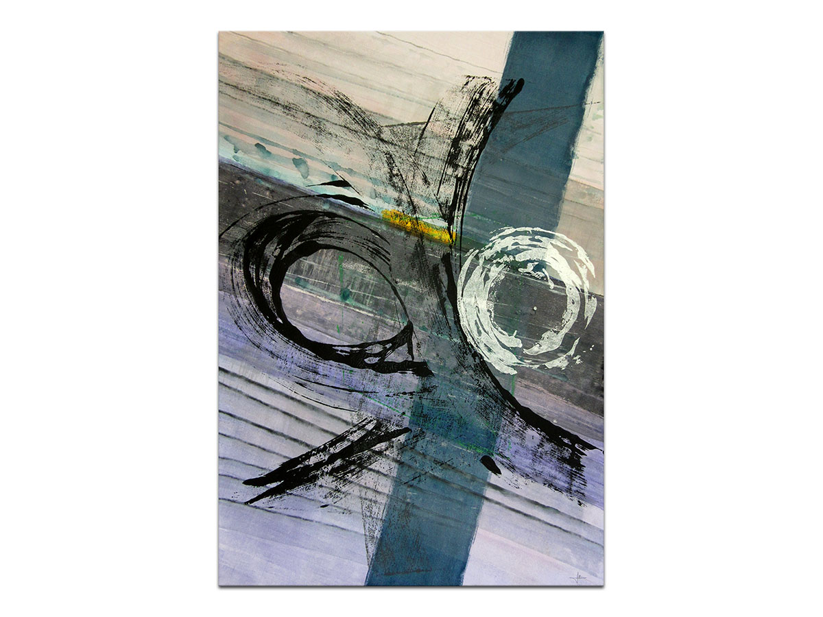 Moderne slike u galeriji MAG - apstraktna slika Emocionalni dizajn akril na hameru 100x70 cm
