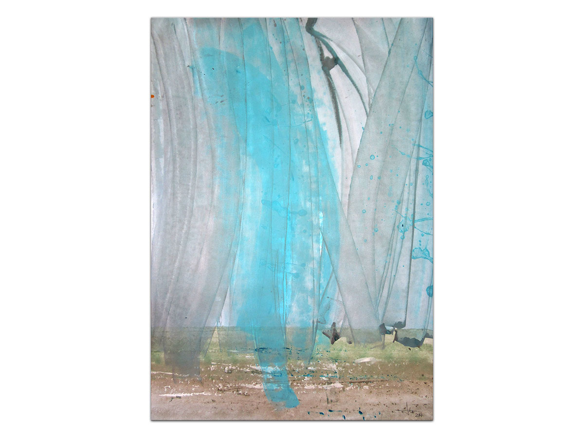 Moderne slike u galeriji MAG - apstraktna slika Dolina nježnosti akril na hameru 100x70 cm