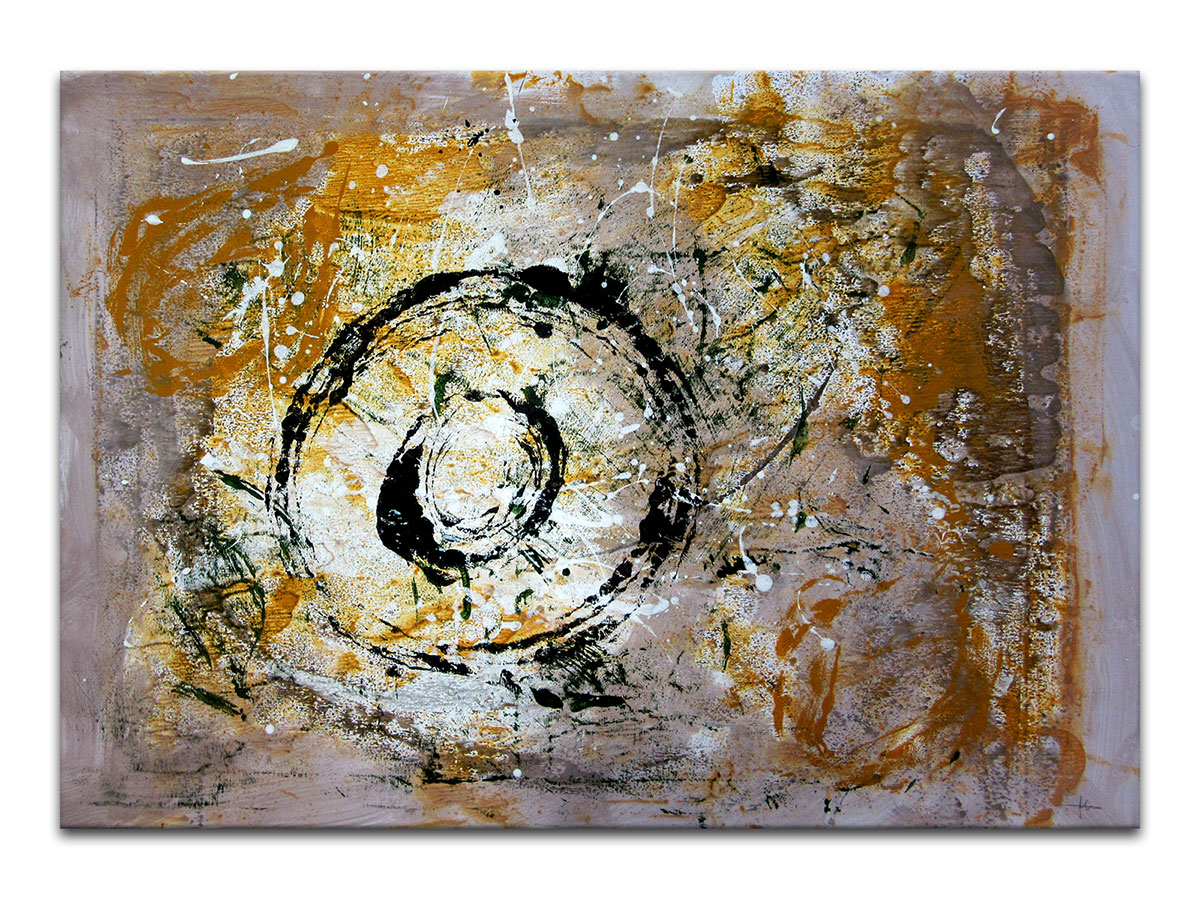 Moderne slike u galeriji MAG - apstraktna slika Krugovi zemlje akril na hameru 100x70 cm