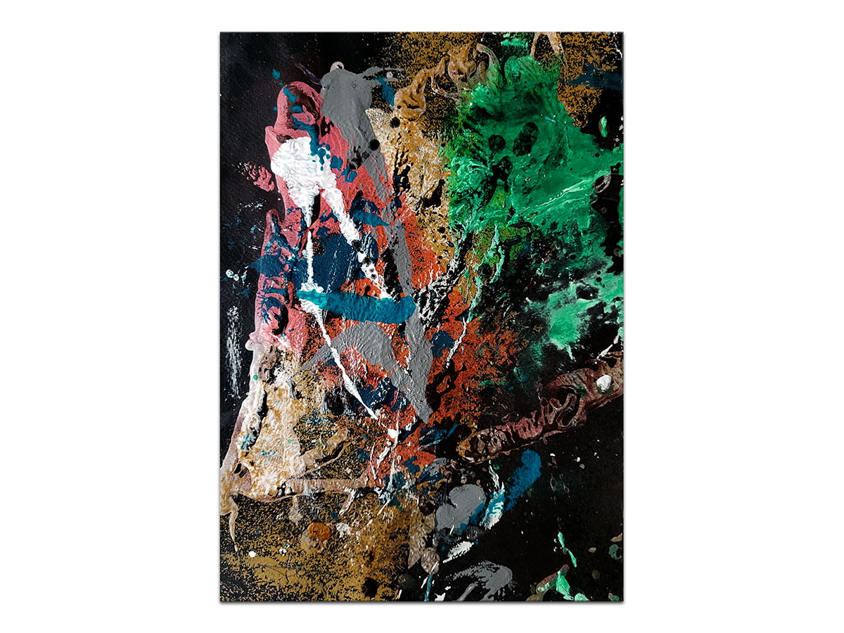 Moderne slike u galeriji MAG - apstraktna slika Unreal akril na hameru 30x20 cm