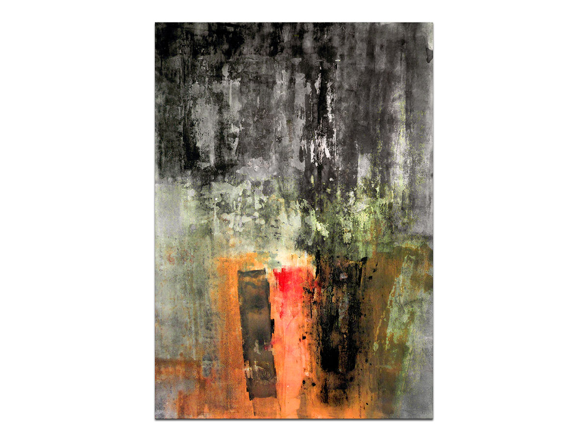 Moderne slike u galeriji MAG - apstraktna slika U žarištu akril na hameru 100x70 cm