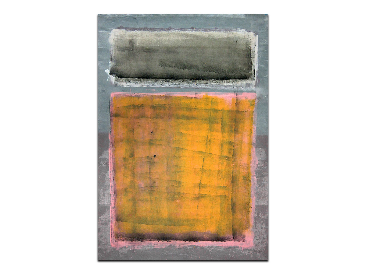 Moderne slike u galeriji MAG - apstraktna slika Pink gratin akril na hameru 100x70 cm