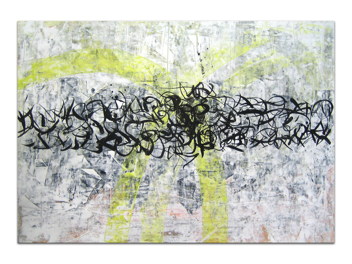 Dizajniranje interijera slikama iz galerije MAG - apstraktna slika Miris orijenta Akril na hameru 100x70 cm
