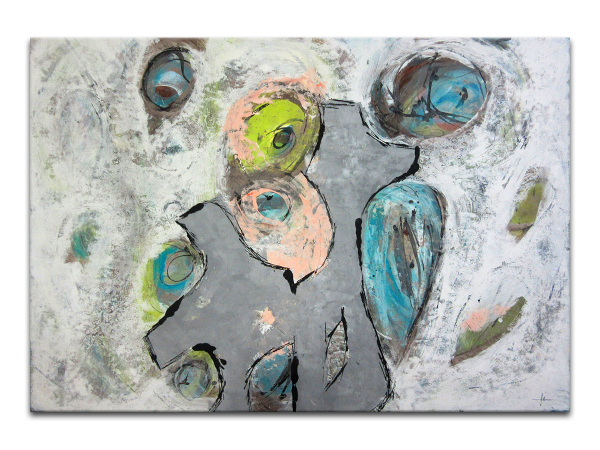 Moderne slike u galeriji MAG - apstraktna slika Canes Venatici akril na hameru 100x70 cm