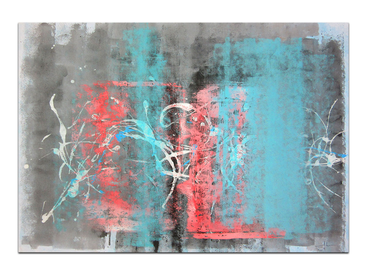 Moderne slike u galeriji MAG - apstraktna slika Skriveni snovi akril na hameru 100x70 cm