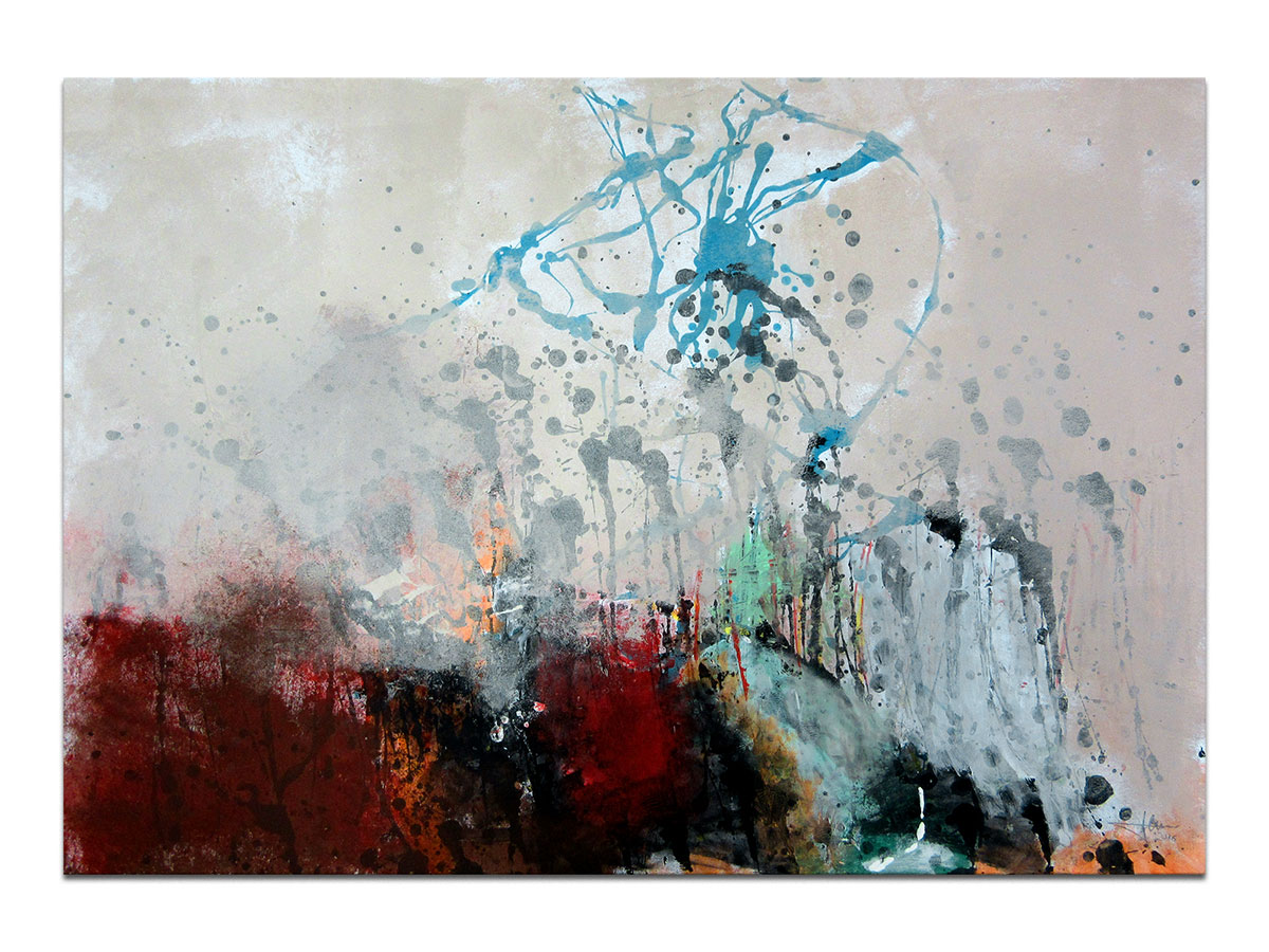 Umjetnička galerija MAG - apstraktna slika Dašak elegancije akril na hameru 100x70 cm