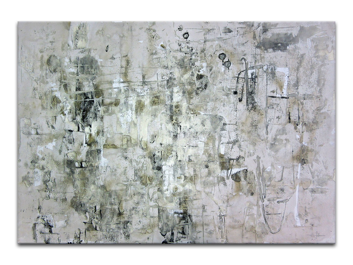 Moderne slike u galeriji MAG - apstraktna slika Rustikalan dojam akril na hameru 100x70 cm