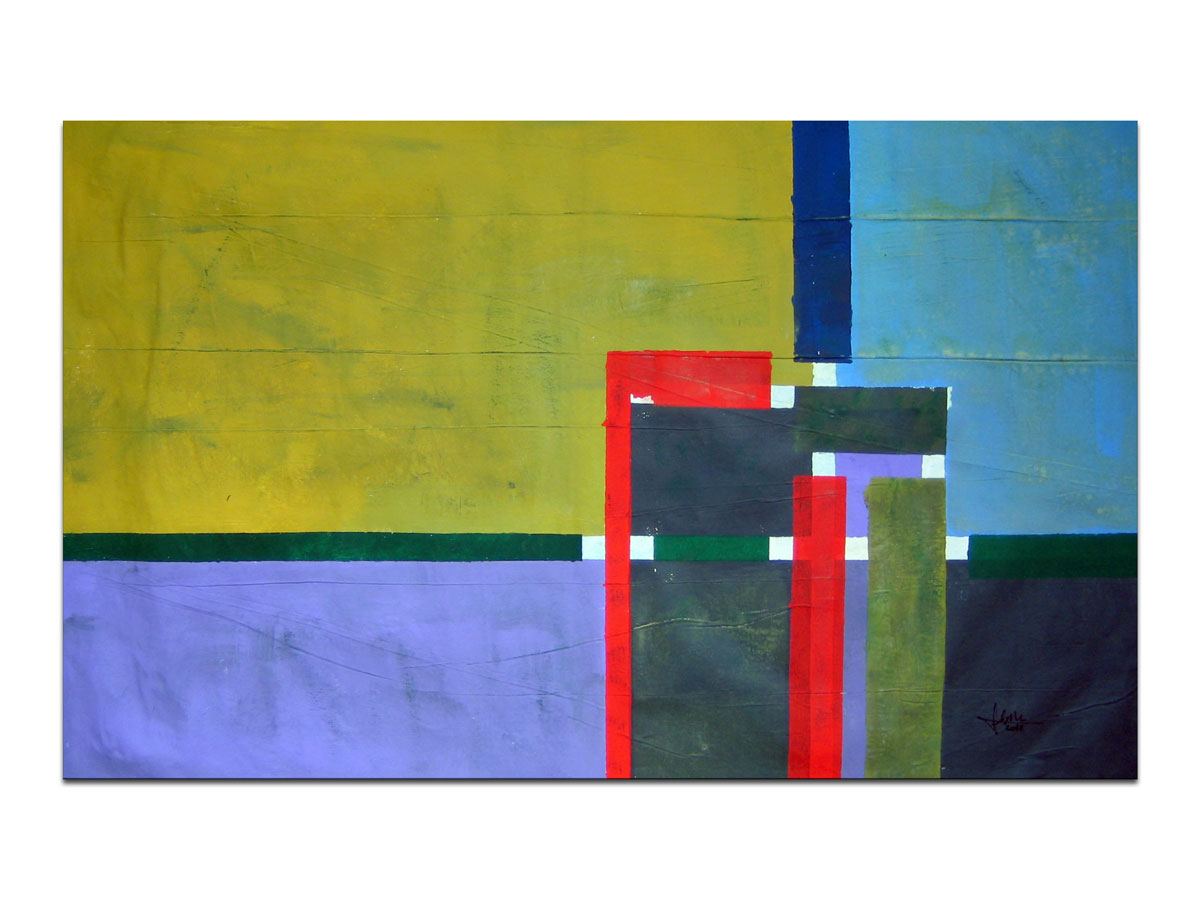 Galerije u Splitu - MAG galerija - Let misli - moderna apstraktna slika na platnu 90x55 cm