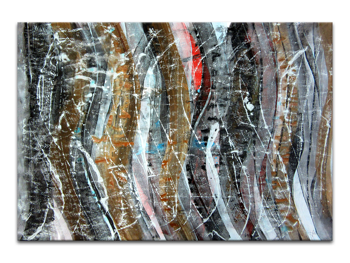 Moderne slike u galeriji MAG - apstraktna slika Valovi esencija akril na hameru 100x70 cm