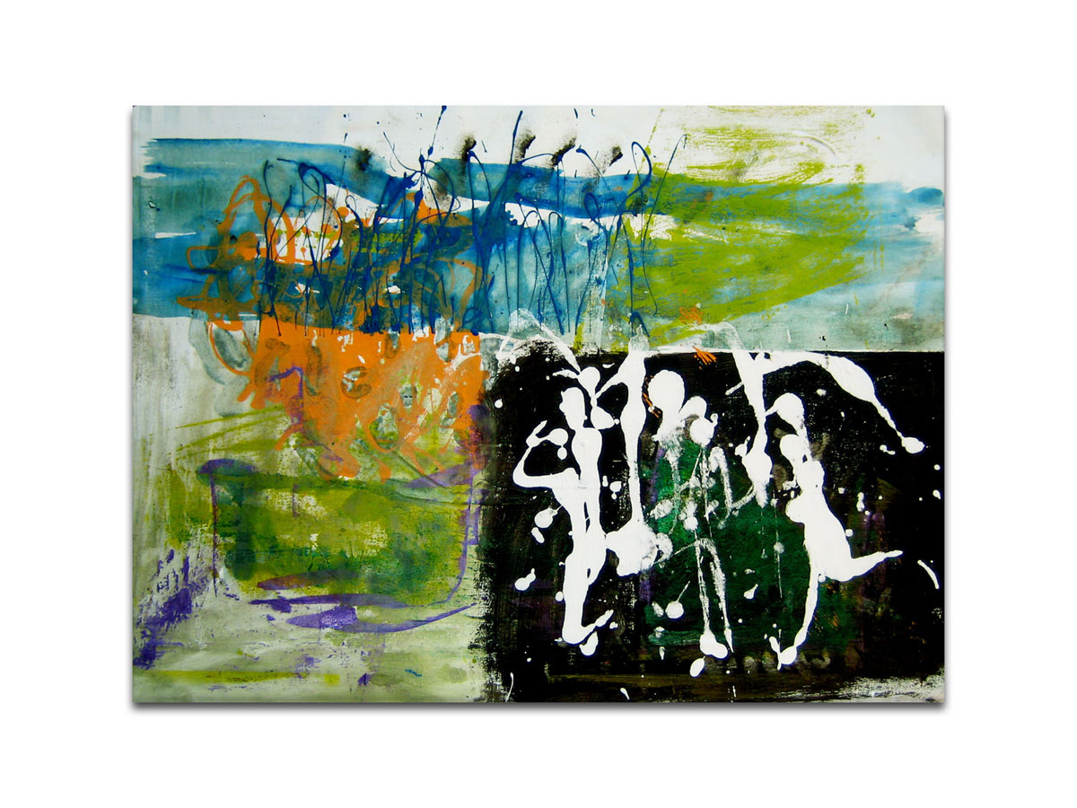 Umjetnička galerija slika - apstraktna slika akril na platnu - Veliki obrat - MAG galerija