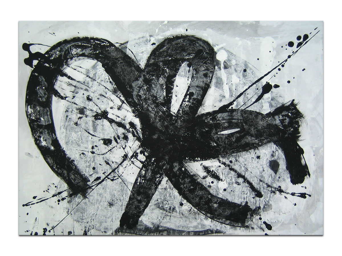 Prodajna galerija slika MAG - apstraktna slika Ples na vjetru Akril na hameru 100x70 cm