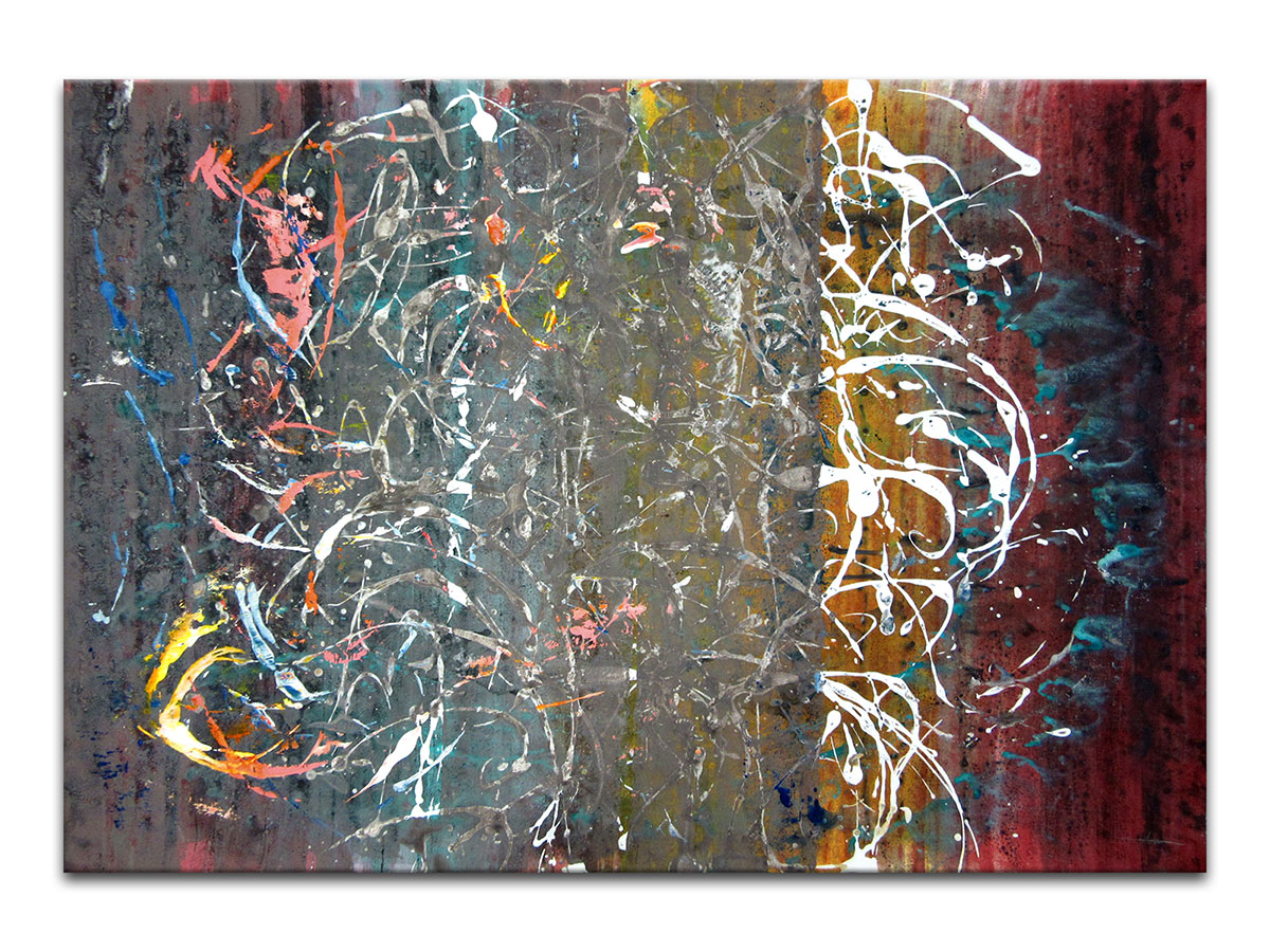 Moderne slike u galeriji MAG - apstraktna slika Buđenje snova II akril na hameru 100x70 cm