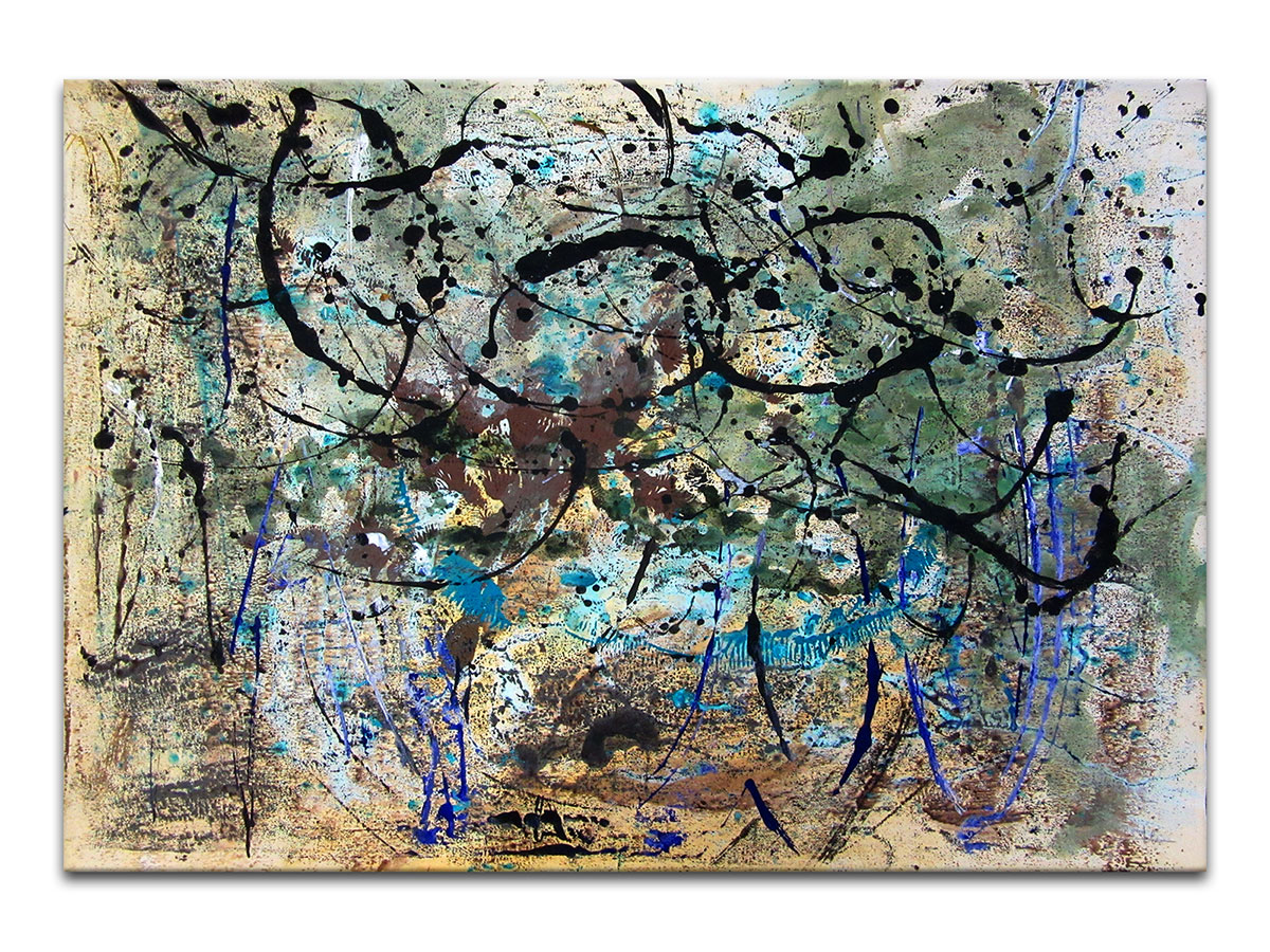 Moderne slike u galeriji MAG - apstraktna slika Šume snova akril na hameru 100x70 cm
