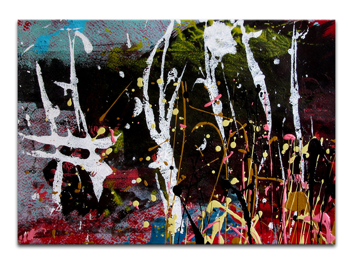 Moderne slike u galeriji MAG - apstraktna slika Sjaj neurona akril na hameru 29,5x20,5 cm