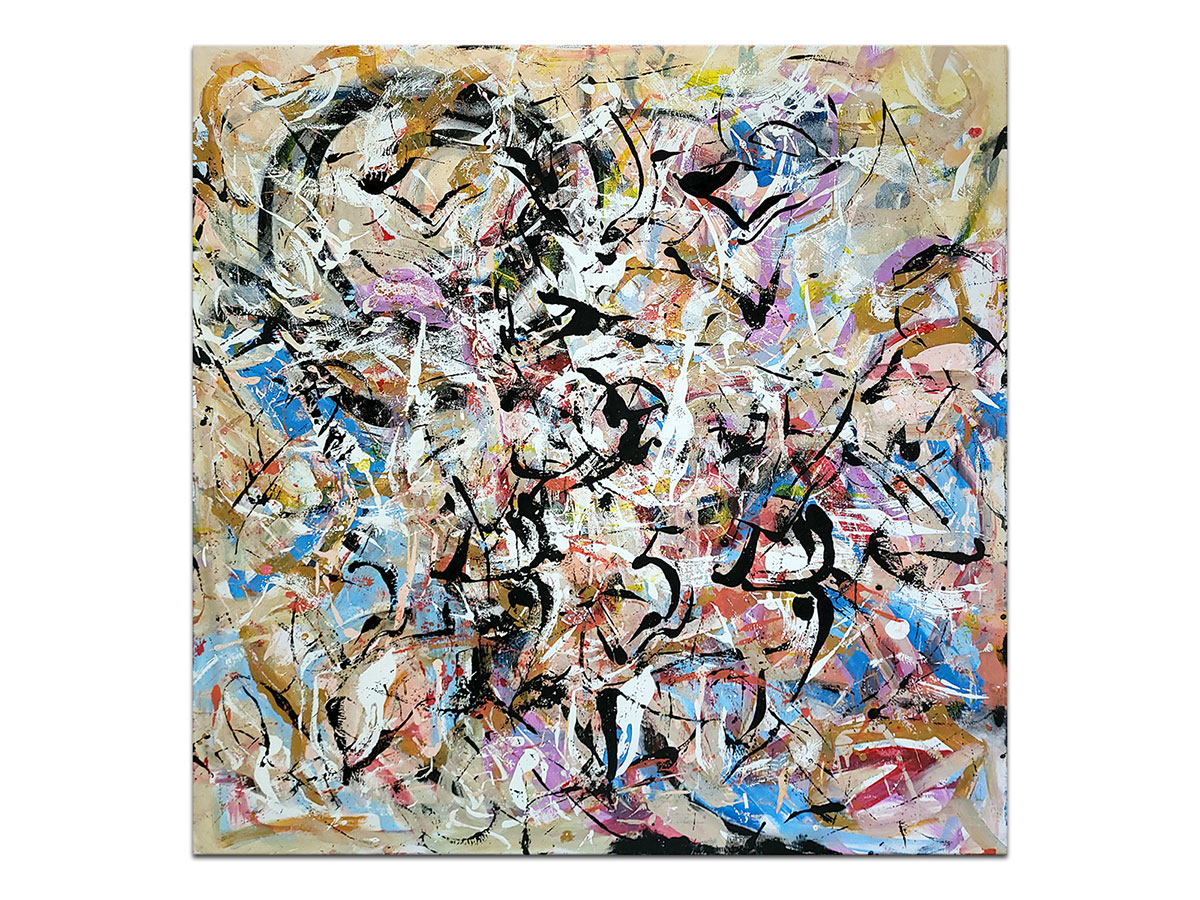 Moderne slike u galeriji MAG - apstraktna slika Djelo snova Akril na platnu 100x100 cm