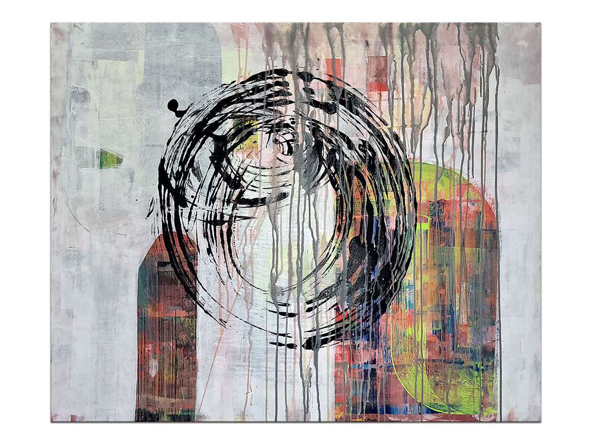 Moderne slike u galeriji MAG - apstraktna slika Ritam vječnosti Akril na platnu 110x90 cm