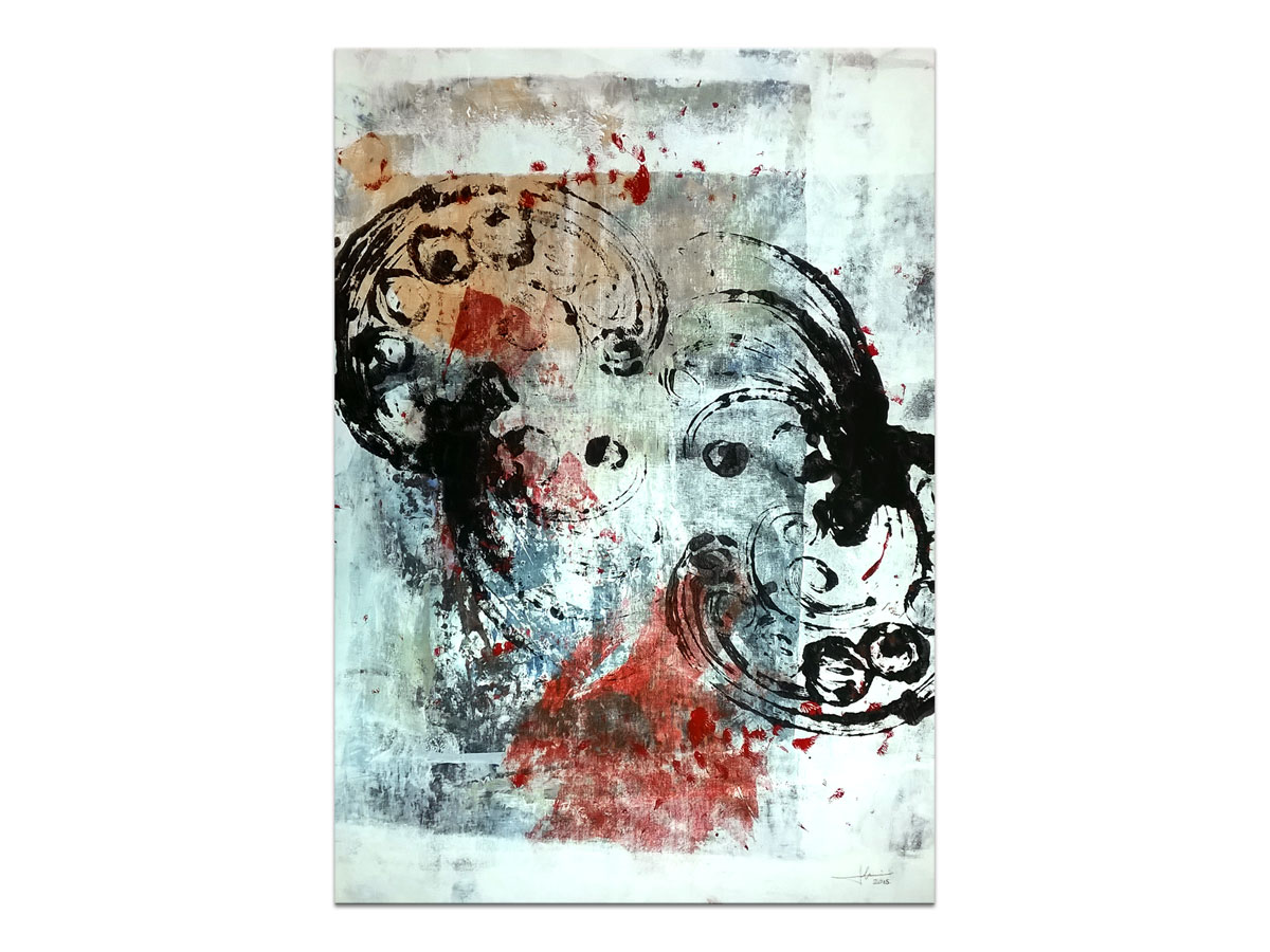 Galerija umjetnina i slika MAG - apstraktna slika Povratak emocija akril na hameru 100x70 cm