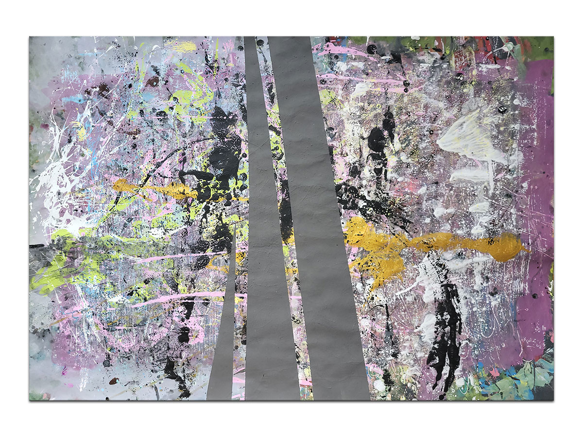 Moderne slike u galeriji MAG - apstraktna slika Dilatacije akril na hameru 100x70 cm