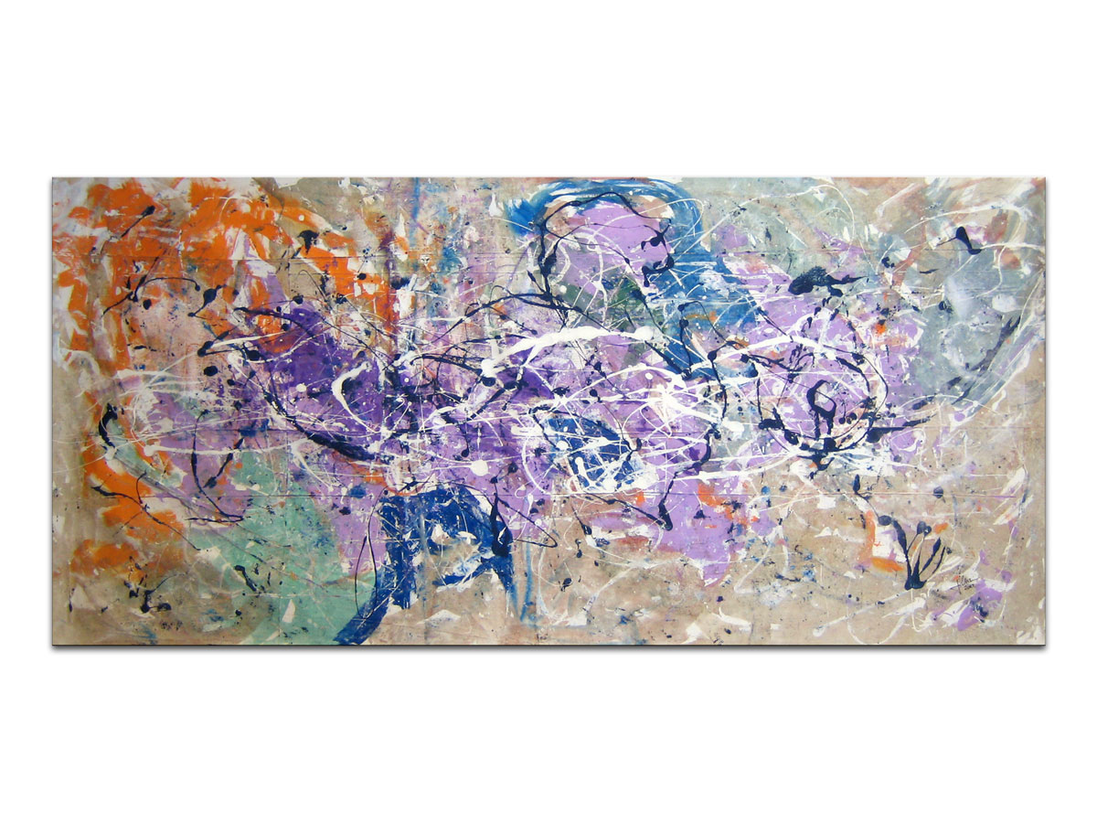 Slika na platnu moderno slikarstvo - apstraktni ekspresionizam - Dolazak - MAG galerija