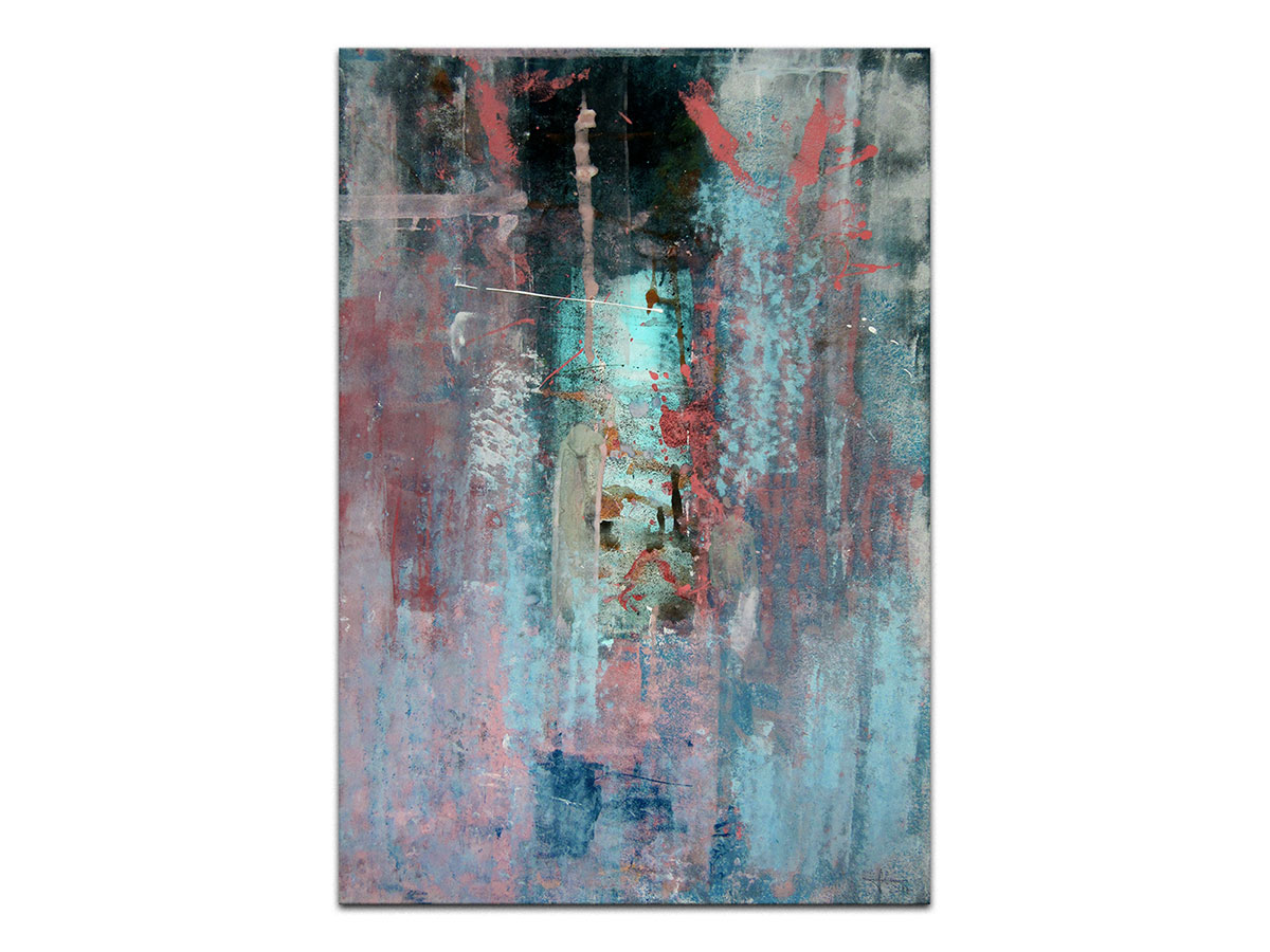 Moderne slike u galeriji MAG - apstraktna slika U okružju snova akril na hameru 100x70 cm