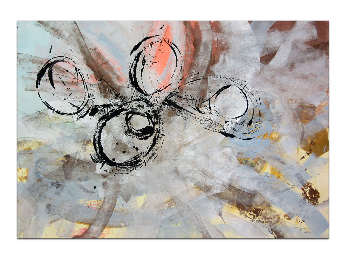 Galerija moderne umjetnosti MAG online galerija - apstraktna slika Okružje snova akril na hameru 100x70 cm