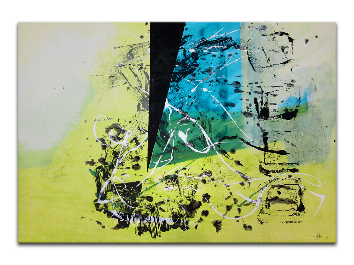 Moderne slike u galeriji MAG - apstraktna slika Prijeko potrebno osvježenje akril na hameru 100x70 cm