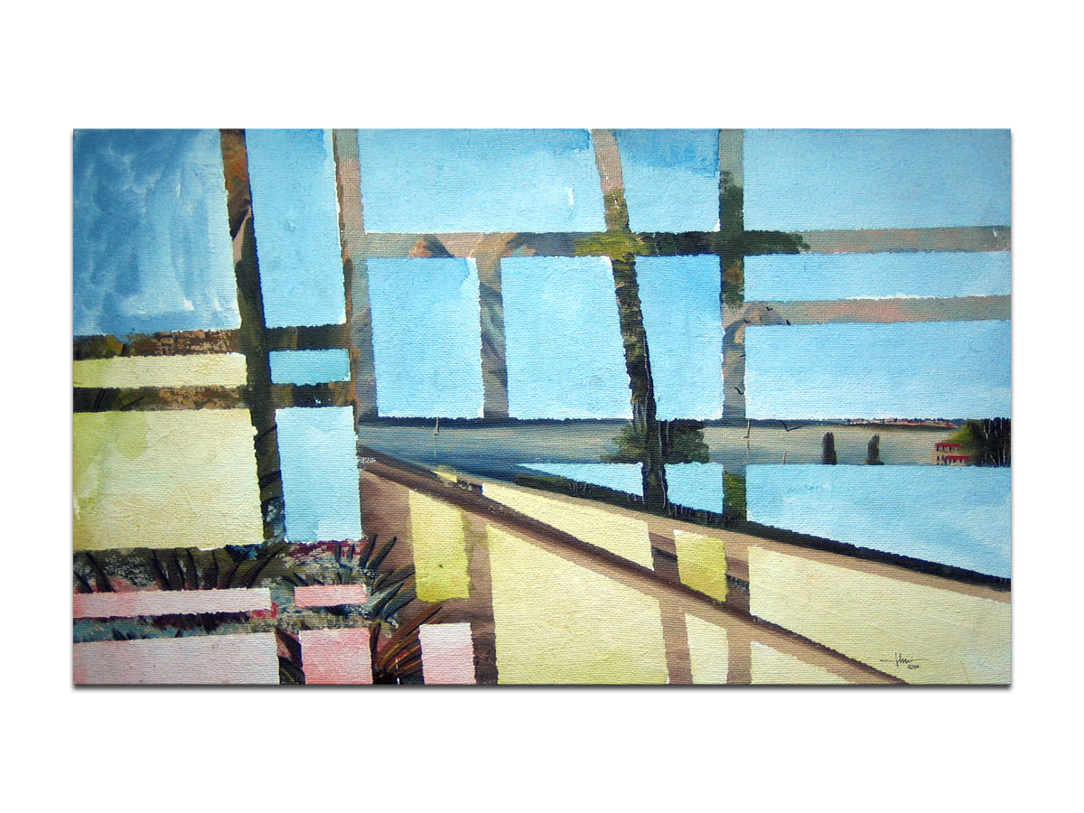 Umjetnine u ponudi galerije MAG - Izgubljena sjećanja - umjetnička slika akril i ulje na lesonitu 70x40 cm