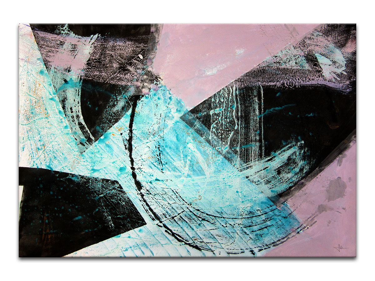 Moderne slike u galeriji MAG - apstraktna slika Jedrimo kroz snove akril na hameru 100x70 cm