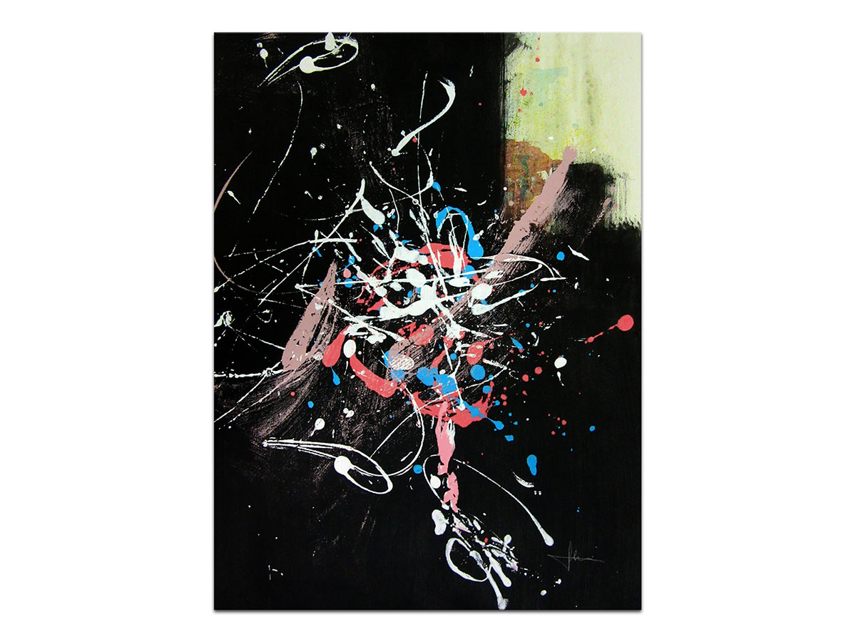 Moderne slike u galeriji MAG - apstraktna slika Noćna lutanja Akril na nenapetom platnu 45x35 cm