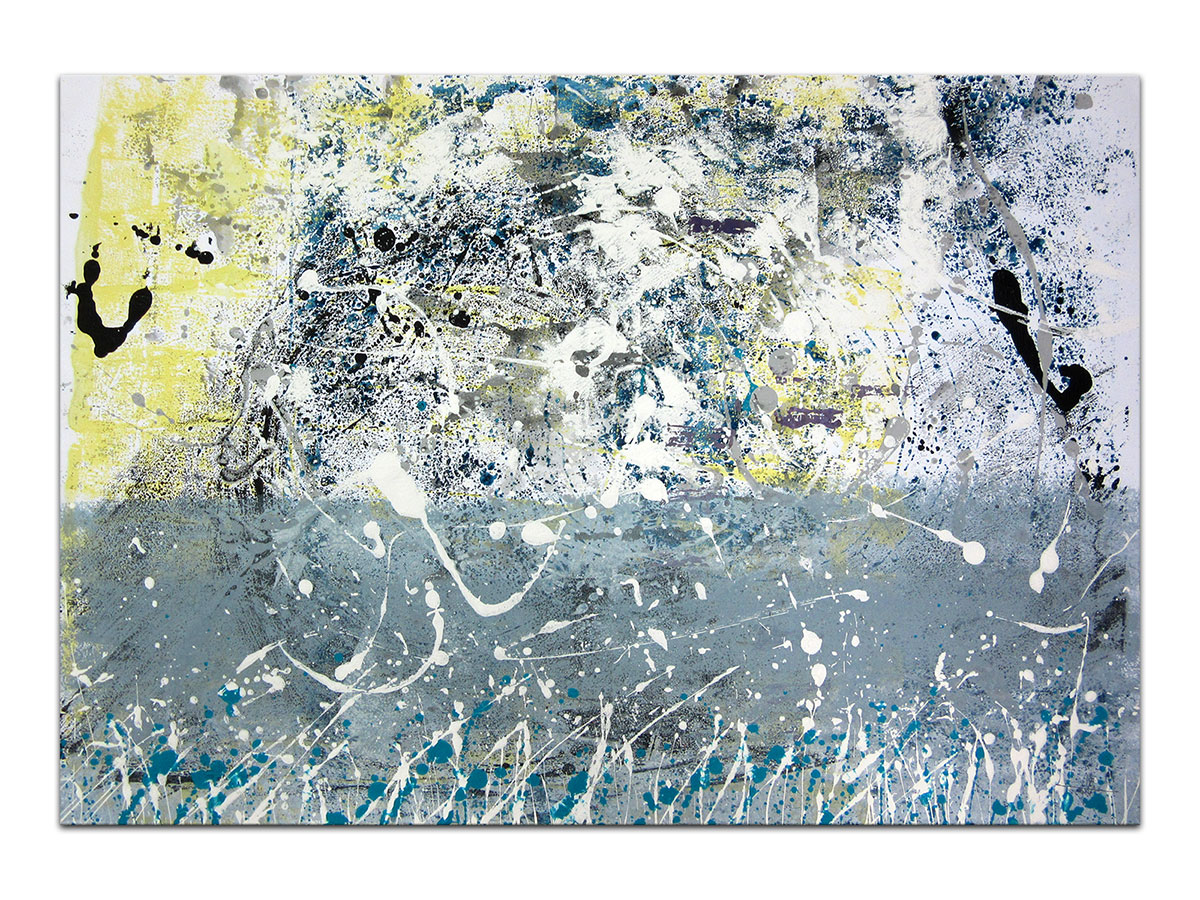 Moderne slike u galeriji MAG - apstraktna slika Zagonetni pejzaži akril na hameru 100x70 cm