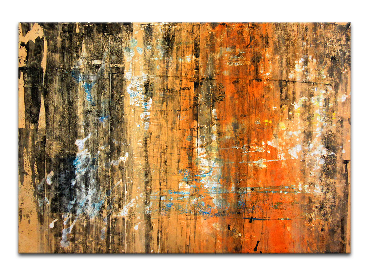 Moderne slike u galeriji MAG - apstraktna slika Pogled u žarište akril na hameru 100x70 cm