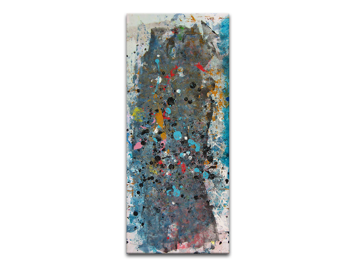 Moderne slike u galeriji MAG - apstraktna slika Mitske sjene akril na hameru 70x30 cm