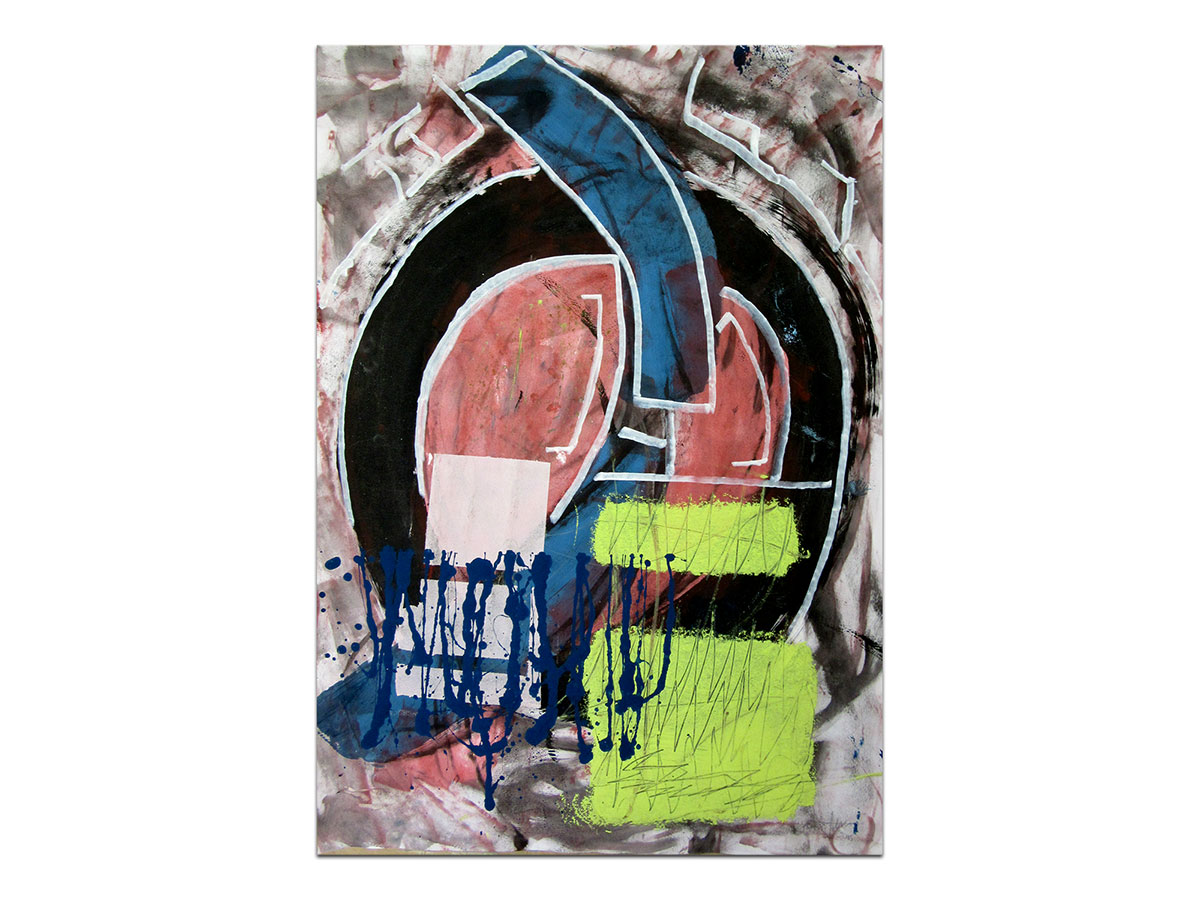 Galerije umjetničkih slika MAG - apstraktna slika Tehnologija svijesti akril na hameru 100x70 cm
