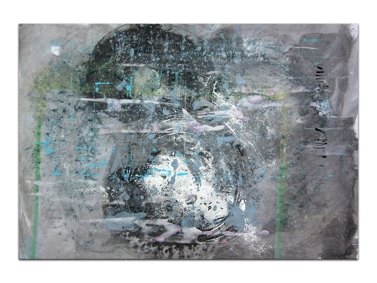 Moderne slike u galeriji MAG - apstraktna slika Krugovi noći II akril na hameru 100x70 cm