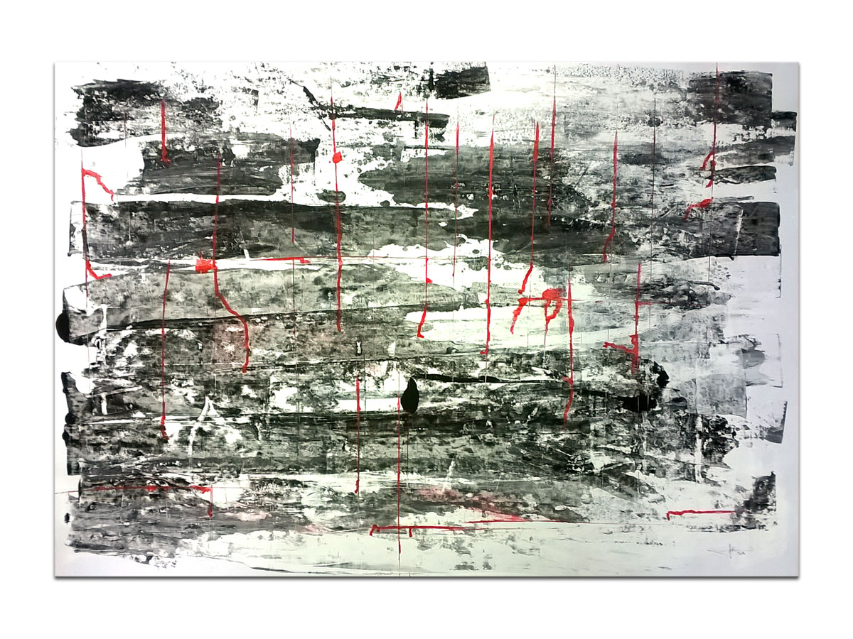 Poklon galerija MAG Slike su idealan poklon - apstraktna slika Elektrostatik Akril na hameru 100x70 cm