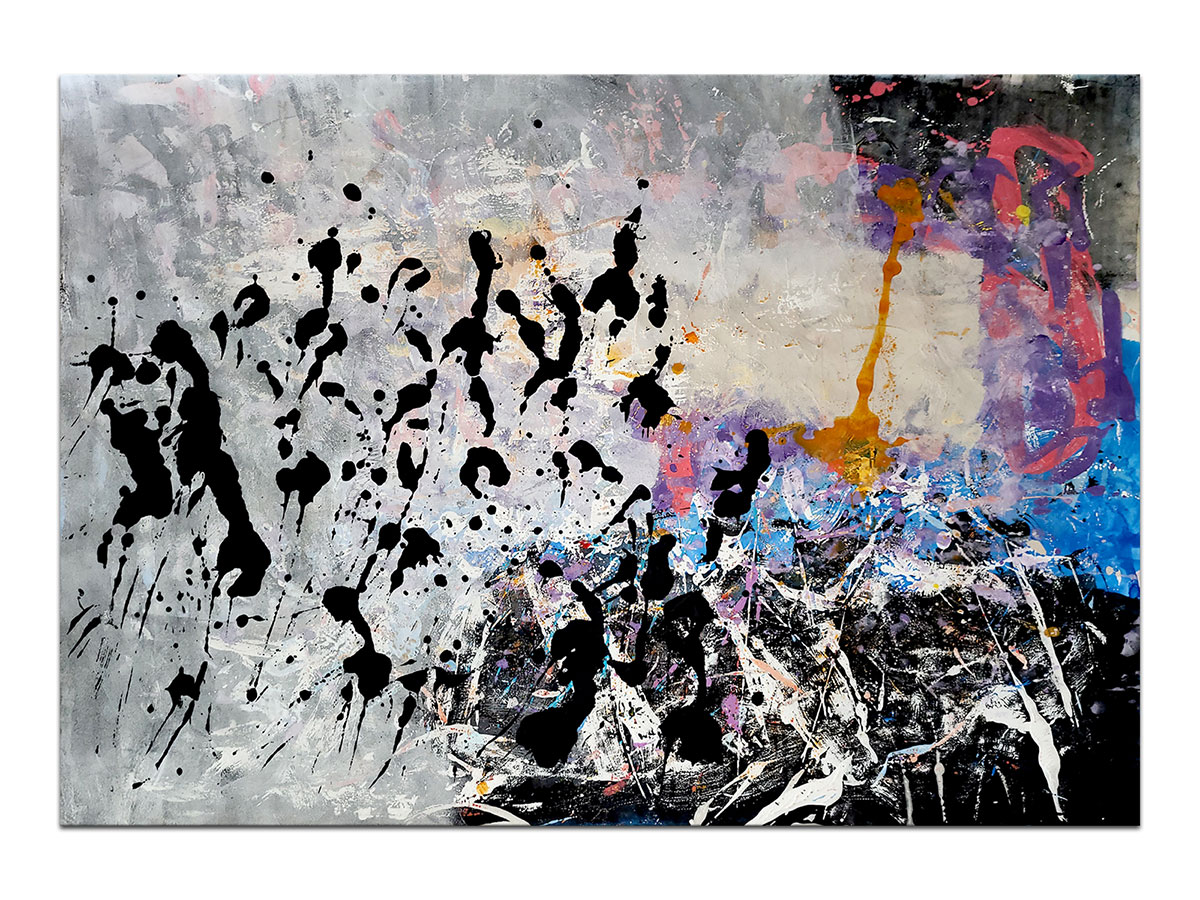 Moderne slike u galeriji MAG - apstraktna slika Suština akril na hameru 100x70 cm