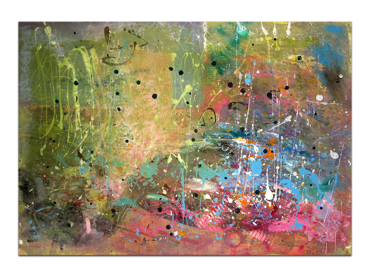 Moderne slike u galeriji MAG - apstraktna slika Plodovi snova akril na hameru 100x70 cm