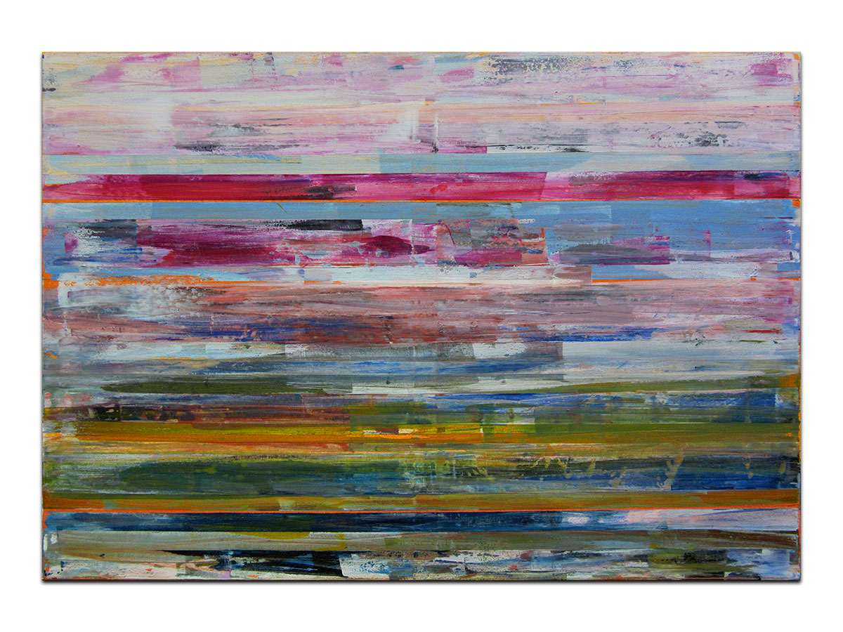 Moderne slike u galeriji MAG - apstraktna slika Pejzaži nježnosti IV akril na napetom platnu 100x70 cm