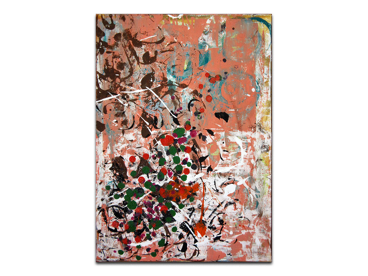 Galerija slika MAG - prodaja modernih apstraktnih slika - apstraktna slika Okićeno emocijama akril na platnu 70x50 cm