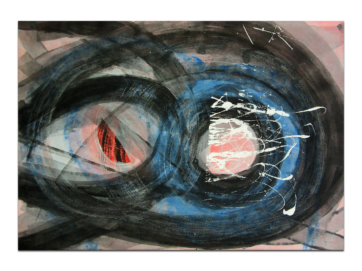 Moderne slike u galeriji MAG - apstraktna slika Skriveno značenje akril na hameru 100x70 cm