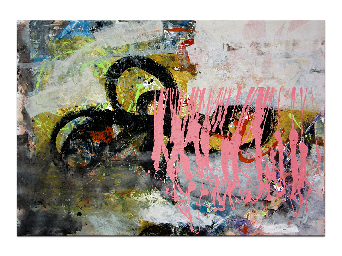 Galerija moderne umjetnosti MAG online galerija - apstraktna slika Suština želje akril na hameru 100x70 cm