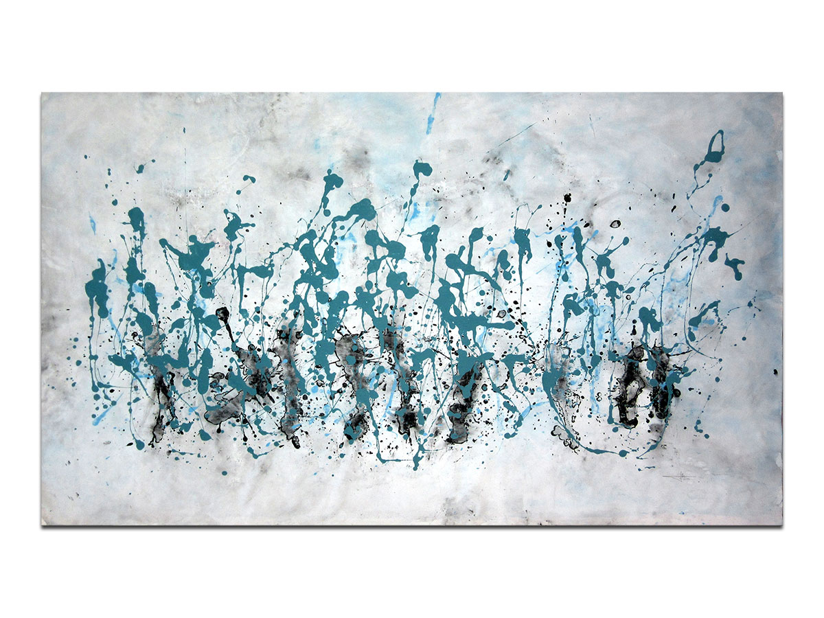 Moderne slike u galeriji MAG - apstraktna slika Morska simfonija akril na platnu 165x95 cm