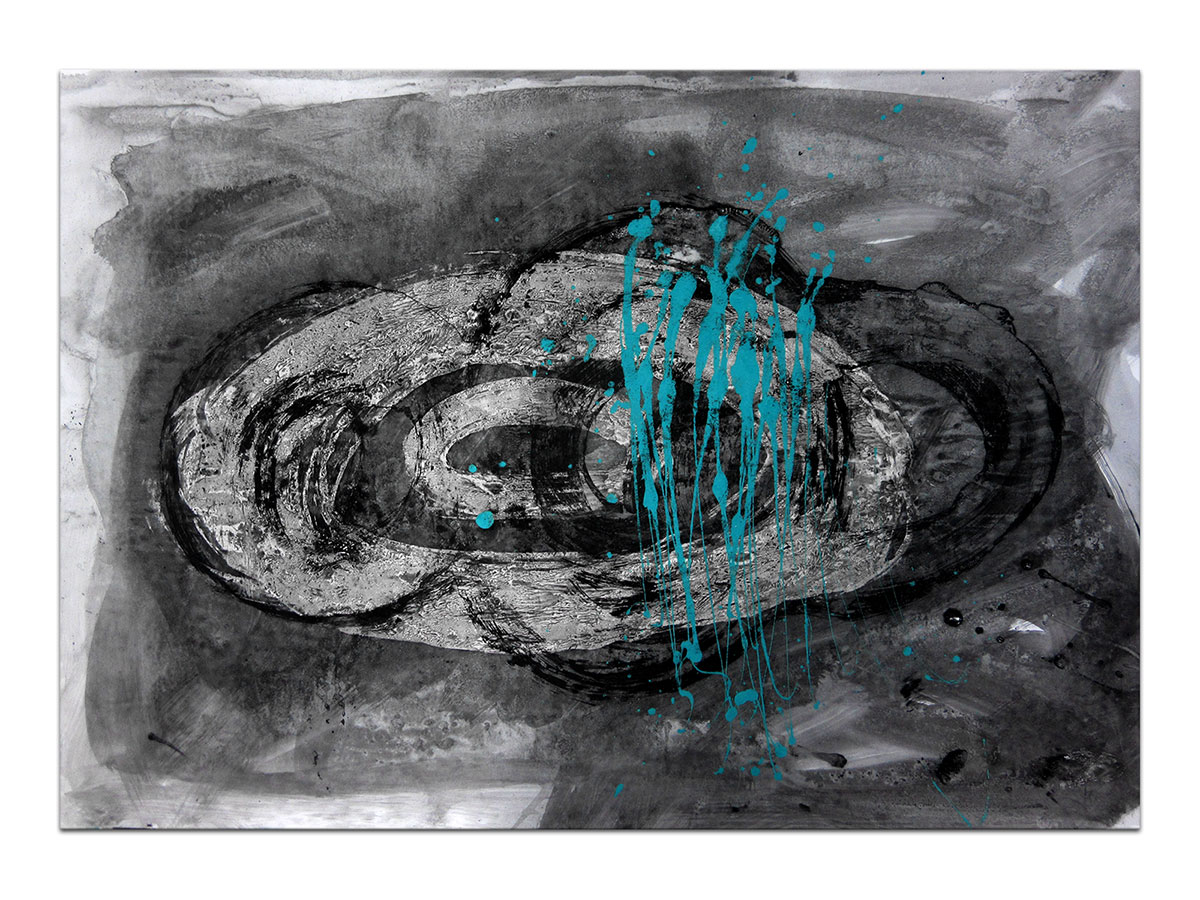 Moderne slike u galeriji MAG - apstraktna slika Elipsis somnia akril na hameru 100x70 cm