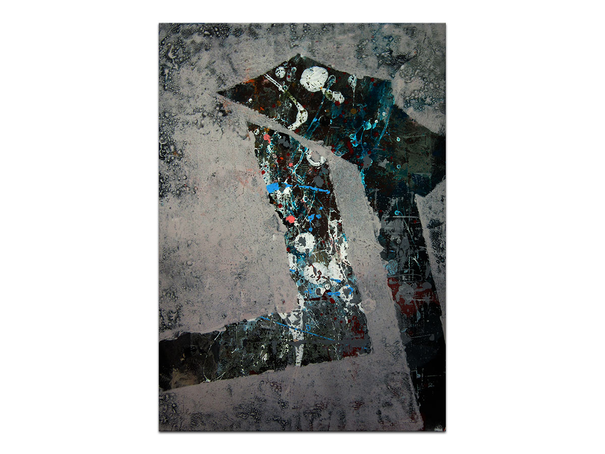 Moderne slike u galeriji MAG - apstraktna slika Transpolacija akril na hameru 42x29 cm