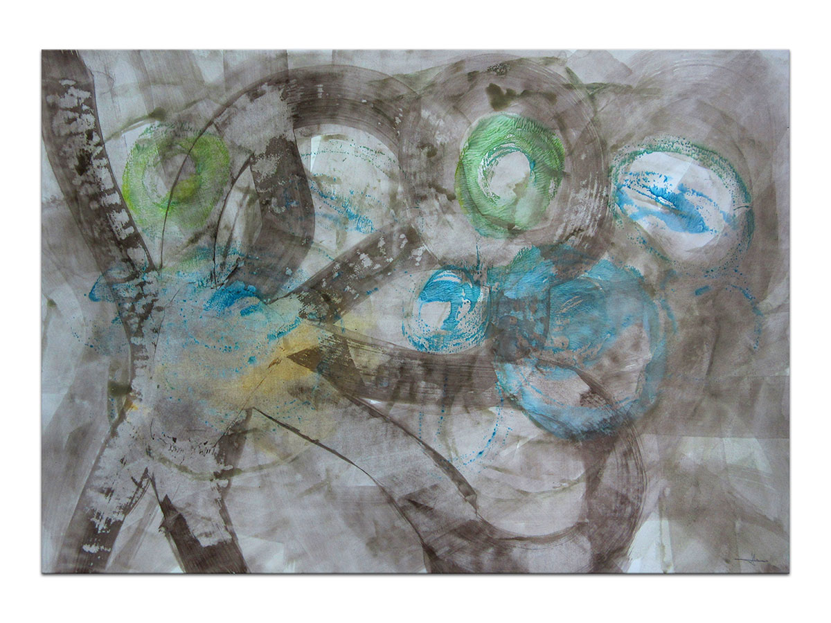 Moderne slike u galeriji MAG - apstraktna slika Raskrižje snova akril na hameru 100x70 cm